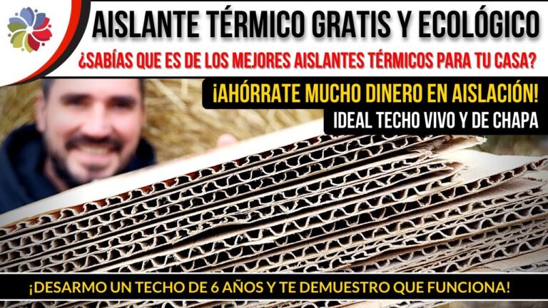 Aislamiento Ecológico con Materiales Reciclados